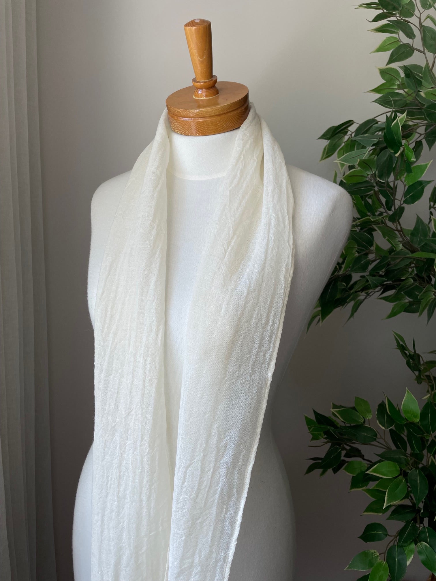Merino Wool Scarf 200 x 20 cms