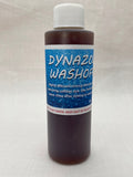 Bottle of Dynazol Washoff on a white background