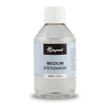Bottle of Dupont steaming medium with a white cap on a white background
