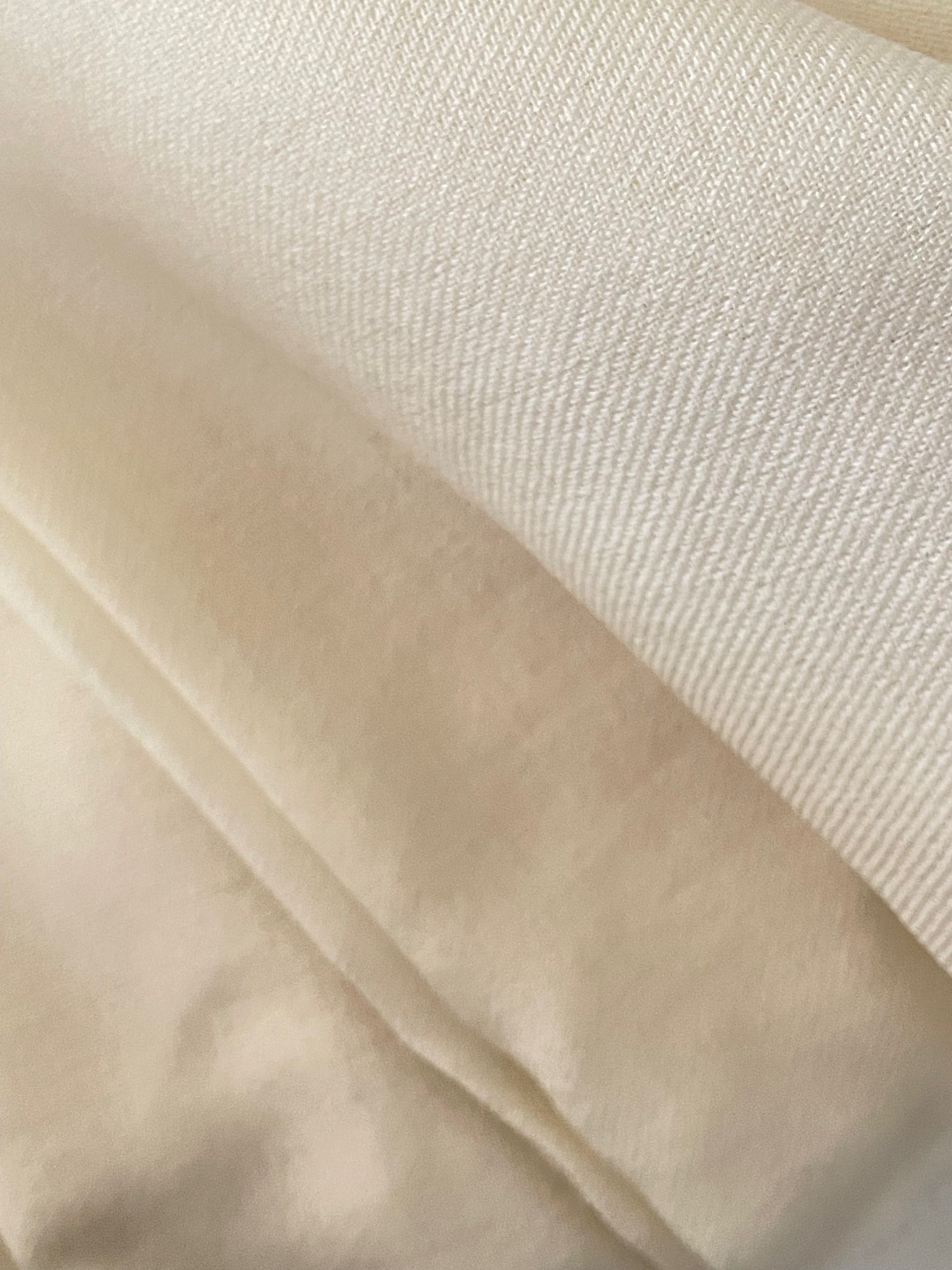 Undyed lightweight wool close up of texture