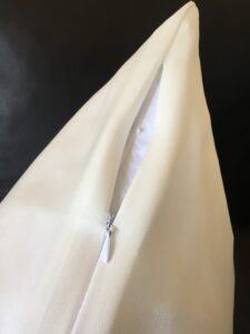 silk satin cushion cover zip