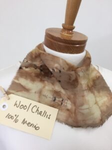 Wool Challis eco dyed