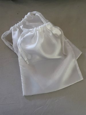 Silk lingerie drawstring bags